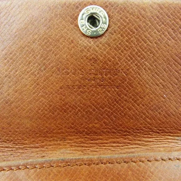 Louis Vuitton Key Case Monogram Beige Monogram Canvas Authentic Used B1140